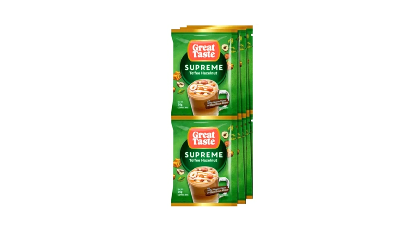Great Taste Supreme Toffee Hazelnut 26g x 10's