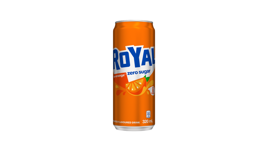 Royal Tru-orange Zero Sugar Can 320ml