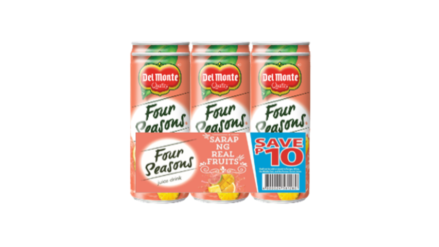 Del Monte Four Seasons Juice Drink 240mL x6 - Save P10