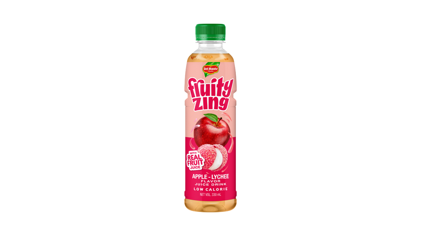Del Monte Fruity Zing Apple Lychee Juice Drink 330ml delivery in