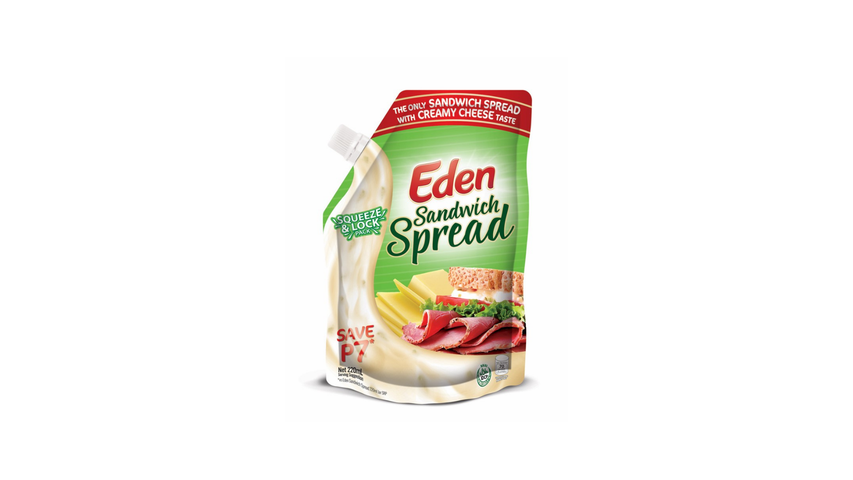Eden Sandwich with Creamy Cheese Spread Stand Up Pouch 220ML