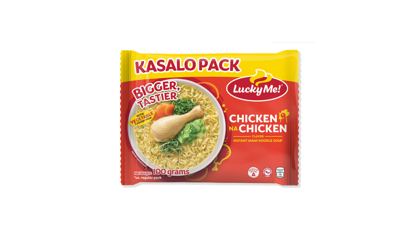 Lucky Me Instant Mami Special Chicken na Chicken 100g Kasalo pack