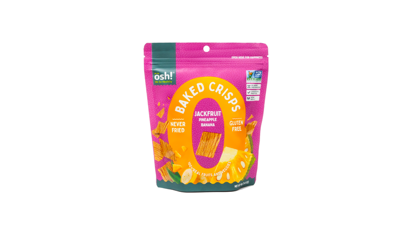 Oh So Healthy Jackfruit Pineapple Banana Fruit Crisps 40g
