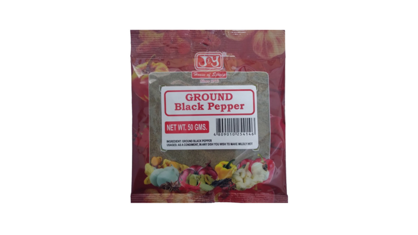 J&Y Ground Black Pepper 50g