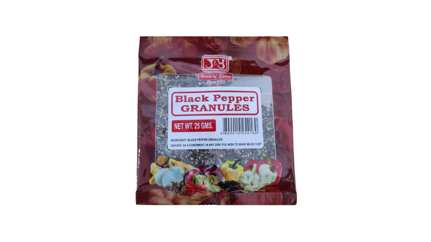 J&Y Black Pepper Granules 25g