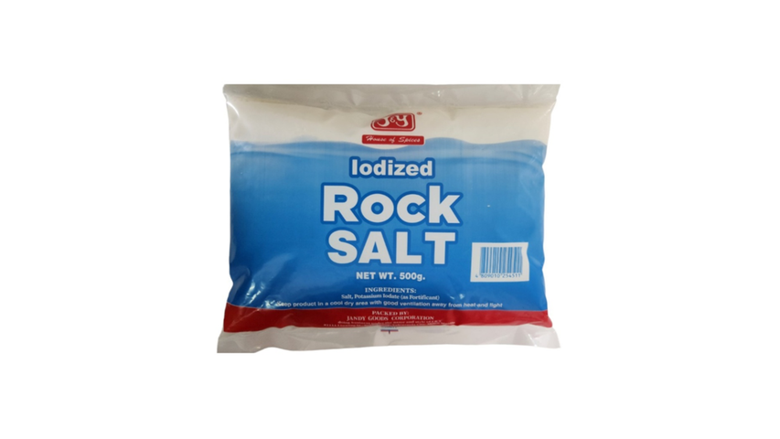J&Y Iodized Rock Salt 500g