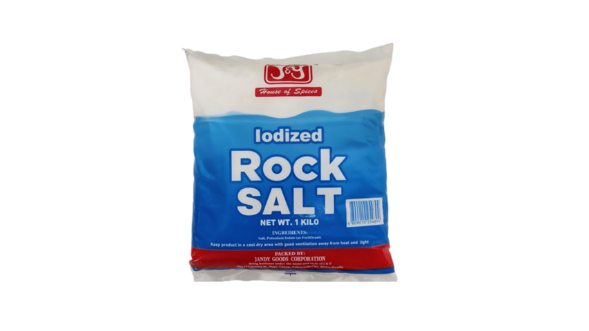 J&Y Iodized Rock Salt 1kg