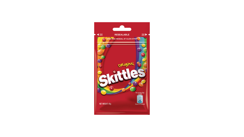 Skittles Original Resealable 45g