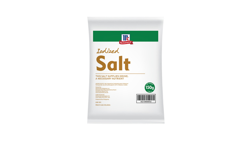 Mccormick Iodized Salt 150g