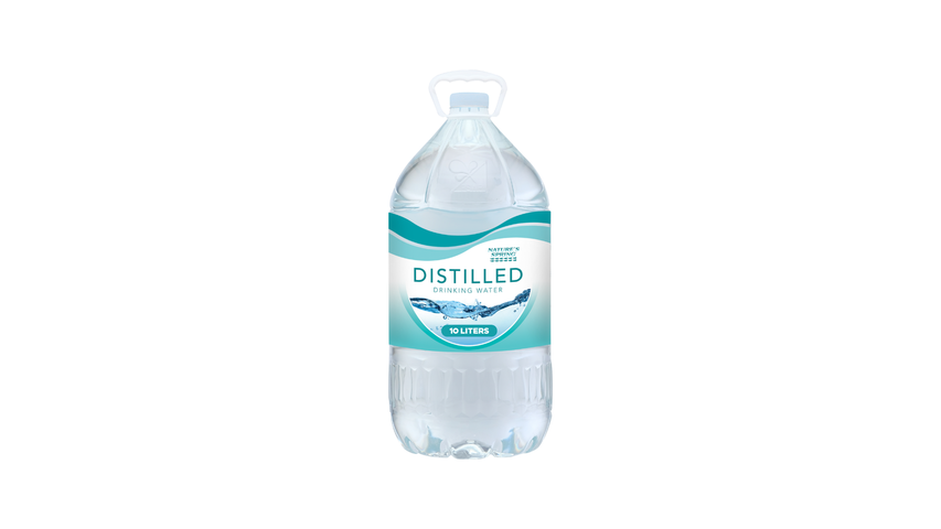 Nature's Spring Distilled Drinking Water 10L