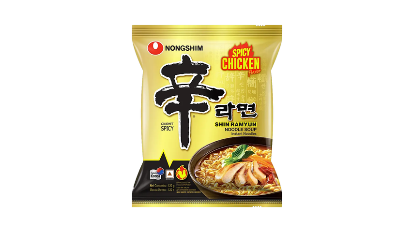 Nongshim Shin Ramyun Spicy Chicken Flavour Noodles 120g