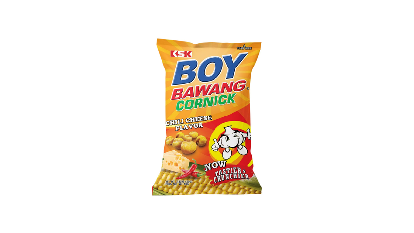 Boy Bawang Cornick Chili Cheese Flavor 100g