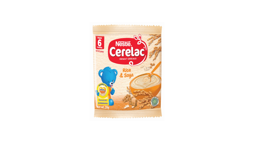 Nestle Cerelac Baby Food & Rice Soya 20g
