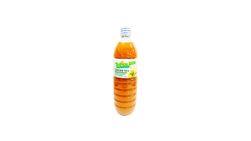 Tropical Fresh Ginger Tea Concentrate infused with Honey and Calamansi 850ml