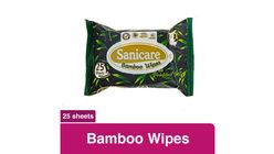 Sanicare Bamboo Wipes 25 Sheets