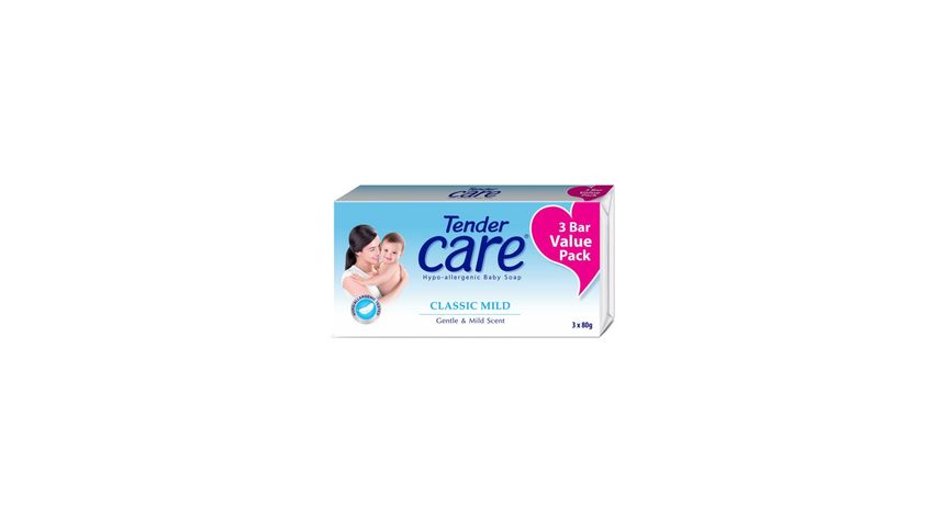 Tender Care Classic Mild 3-Pack 80g