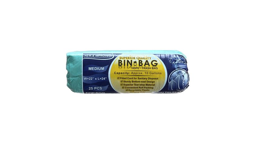Trash Bag Green Medium 25 pcs