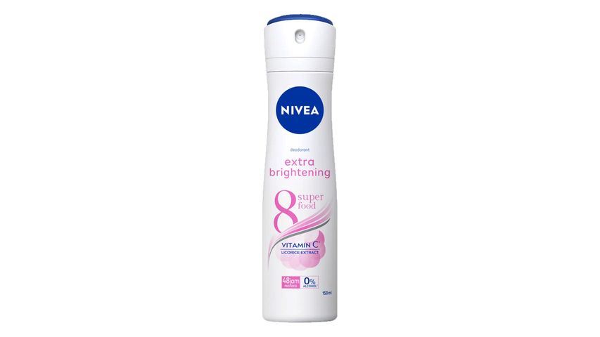 NIVEA Deodorant Extra Brightening Spray Deodorant 150mL