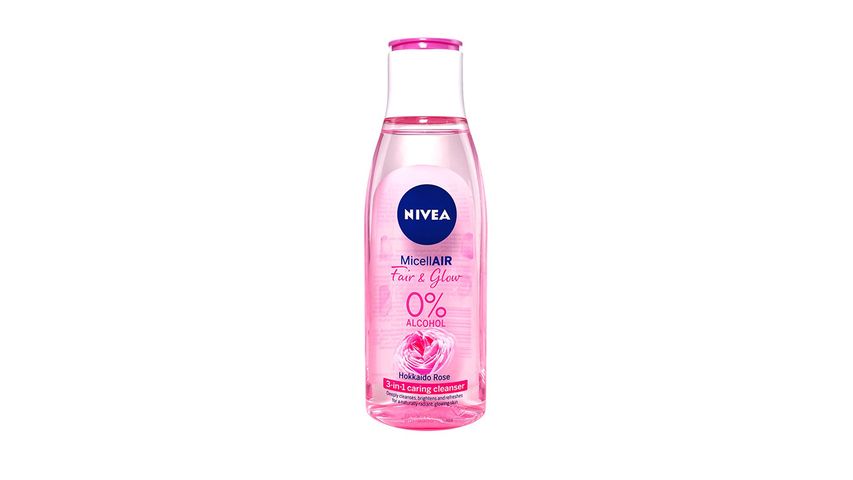 Nivea Face Cleanser MicellAIR Bright and Glow Micellar Water, 200ml
