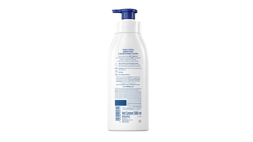 Nivea Body Extra Bright Firm & Smooth Lotion 380ml