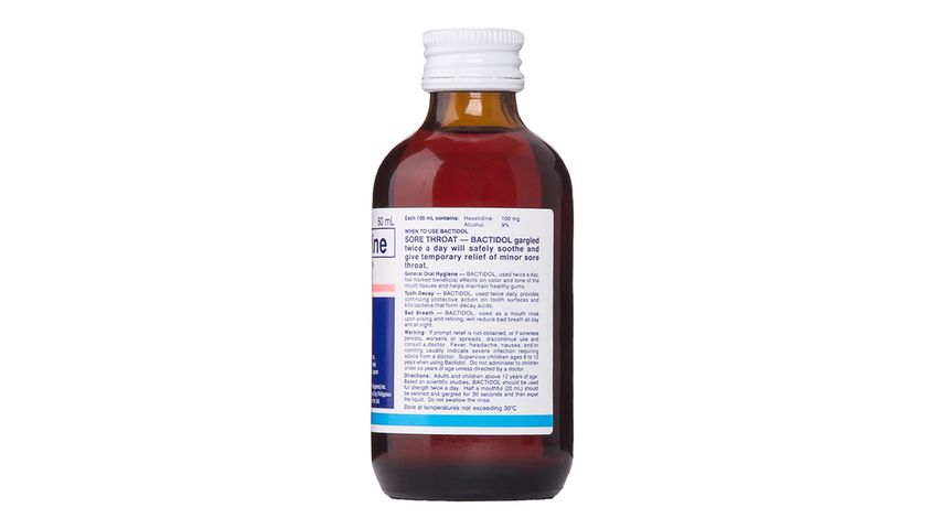 Bactidol Oral Antiseptic Mouthwash Gargle 60ML