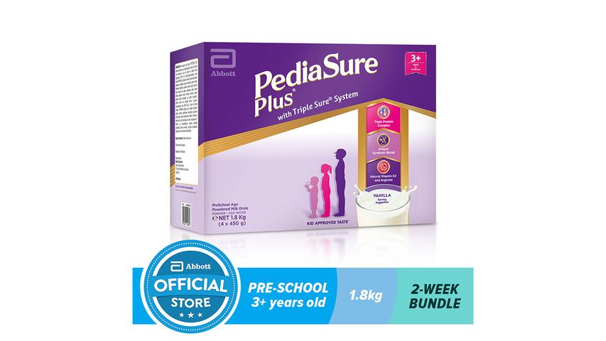 Pediasure Plus Vanilla For Kids Above 3 Years Old 1.8KG