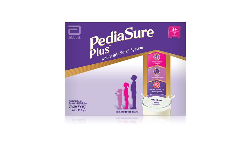 Pediasure Plus Vanilla For Kids Above 3 Years Old 1.8KG