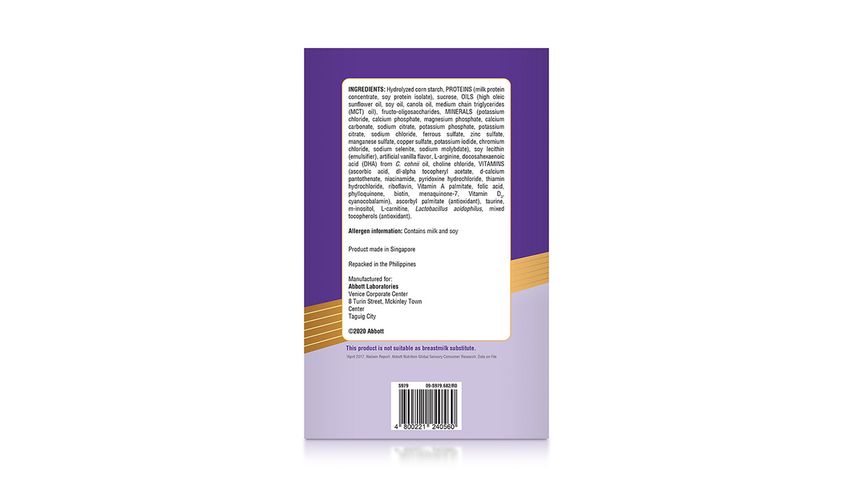 Pediasure Plus Vanilla For Kids Above 3 Years Old 1.8KG