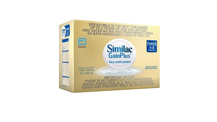 Similac GainPlus 1-3 years 2.4KG