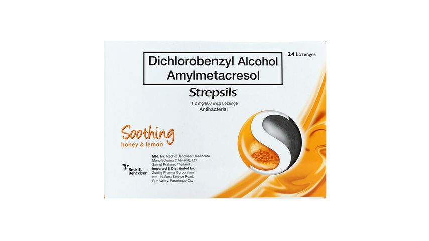 Strepsils Lozenges Soothing Honey & Lemon Blister 24 Pieces