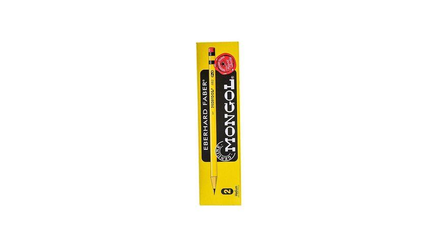 Mongol Pencil With Eraser No.2 12'S