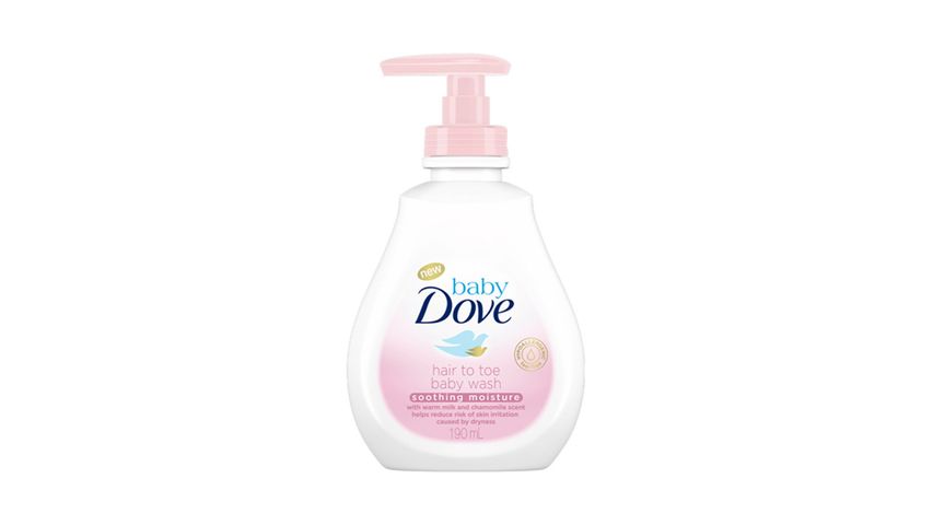 Baby Dove Head to Toe Baby Wash Soothing Moisture 190ml