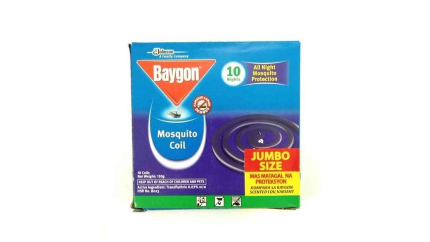 Baygon Coil Lavender Jumbo 10S