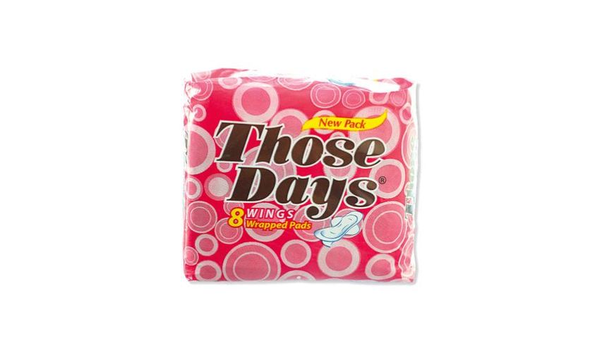 Those Days Sanitary Napkin W/ Wings 8'S