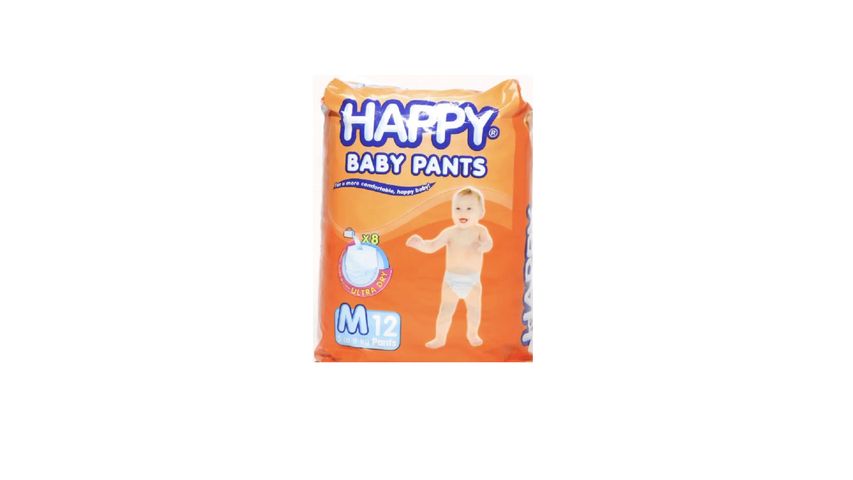 Happy Baby Pants Diaper M 12'S