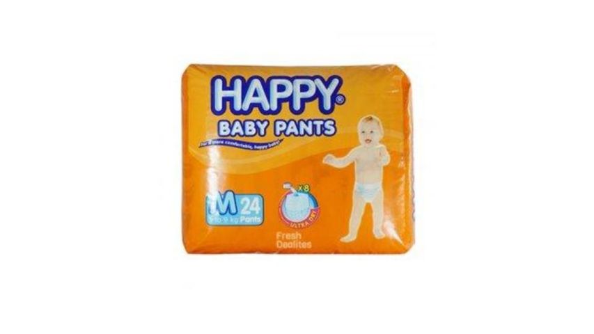 Happy Baby Pants Diaper M 24'S