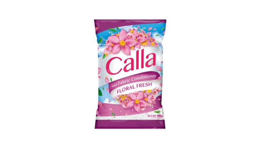 Calla Detergent Powder Fabricon Floral Fresh 800G