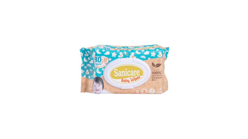 Sanicare Baby Wipes 80 Sheets