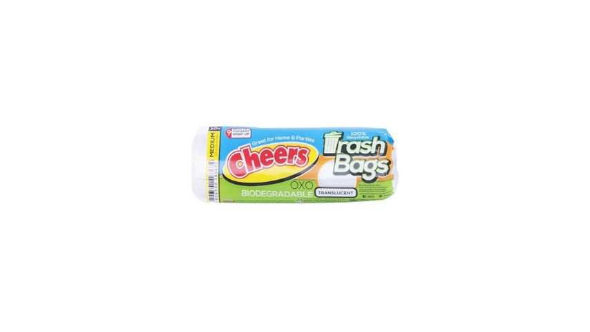 Cheers Trash Bag Translucent Medium - 10 pcs