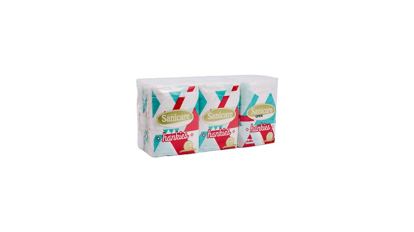 Sanicare Hankies 3Ply 10pulls 1pack