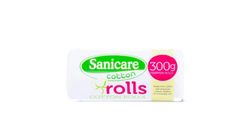 Sanicare Cotton Rolls 300g