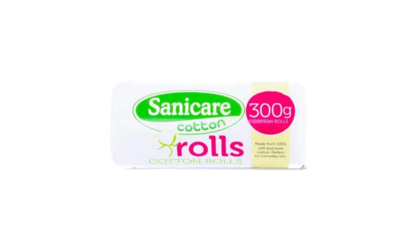 Sanicare Cotton Rolls 300g