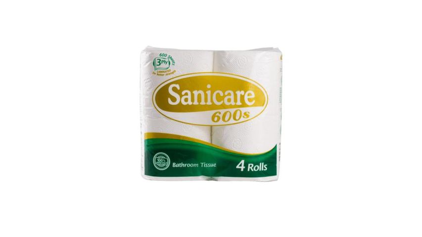 Sanicare Bathroom Tissue 3Ply 4S