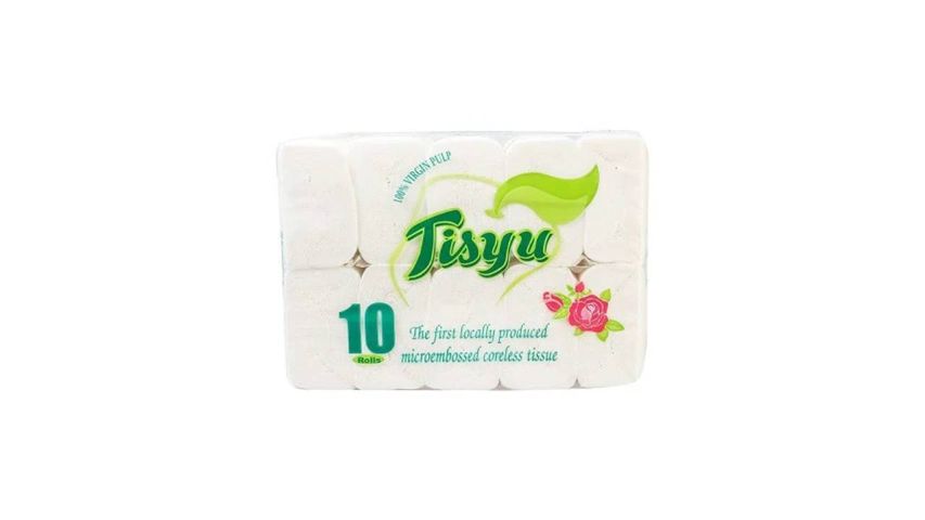 Tisyu Bathroom Tissue Coreless 10S