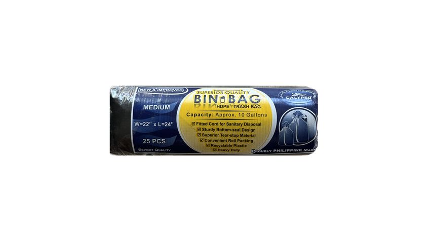 Trash Bag Black Medium 25 pcs