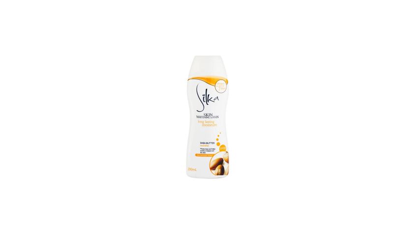Silka Whitening Lotion Long Lasting Moisture Shea Butter 200ml