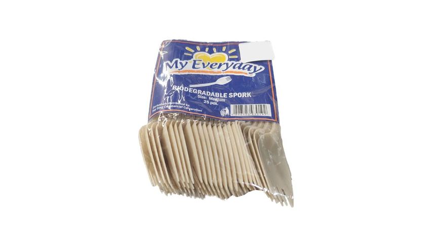 My Everyday Spork Biodegradable Biege 25s