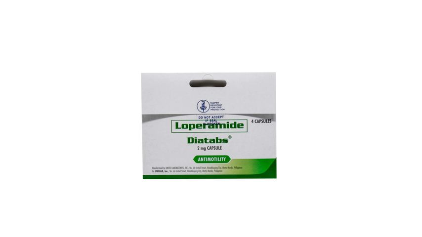 Diatabs Loperamide Capsules (2mg) 4 Tablets