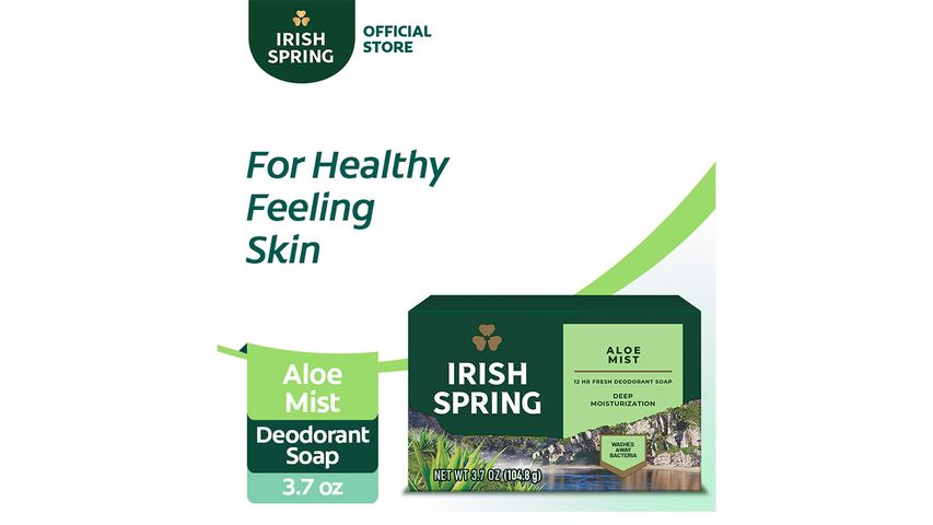 Irish Spring Aloe Body Soap 3.7oz