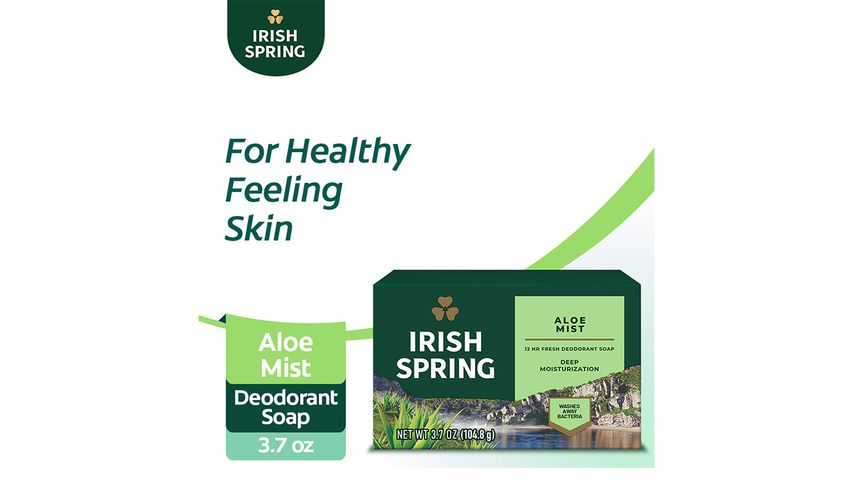 Irish Spring Aloe Body Soap 3.7oz